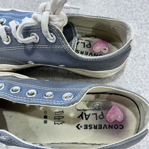 Converse Gray and White Kids Sneakers - Picture 4 of 13